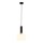 Jupiter 1852 - VA1 - Lampadario a sospensione con filo VANES 1xE27/60W/230V oro/nero