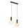 Jupiter 1853 - VA2 - Lampadario a sospensione con filo VANES 2xE27/60W/230V oro/nero