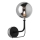 Jupiter 1889 - Lampada da parete ERIS 1xG9/14W/230V cromo opaco/nero/grigio fumé