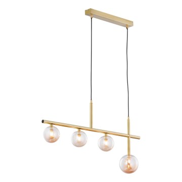 Jupiter 1899 - Lampadario su cavo NEPTUN 4xG9/14W/230V dorato