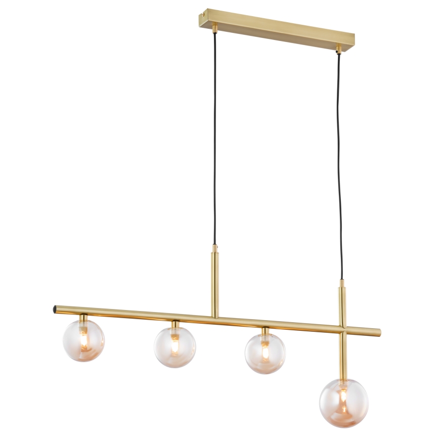Jupiter 1899 - Lampadario su cavo NEPTUN 4xG9/14W/230V dorato