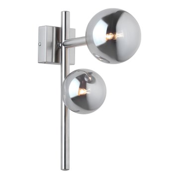 Jupiter 1903 - Applique NEPTUN 2xG9/14W/230V cromo opaco/grigio fumé