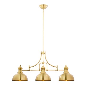 Jupiter 1915 - Lampadario a stelo PLATINO 3xE27/60W/230V ottone