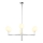 Jupiter 1935 - Lampadario su palo  FEME 6xG9/40W/230V cromo lucido