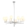 Jupiter 1936 - Lampadario su palo  FEME 10xG9/40W/230V cromo lucido