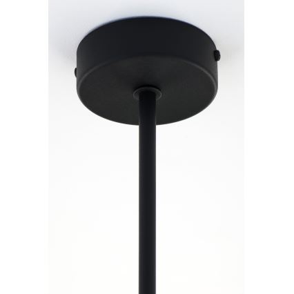Jupiter 1985 - Lampadario a sospensione con supporto rigido IBRA 5xG9/10W/230V nero/oro