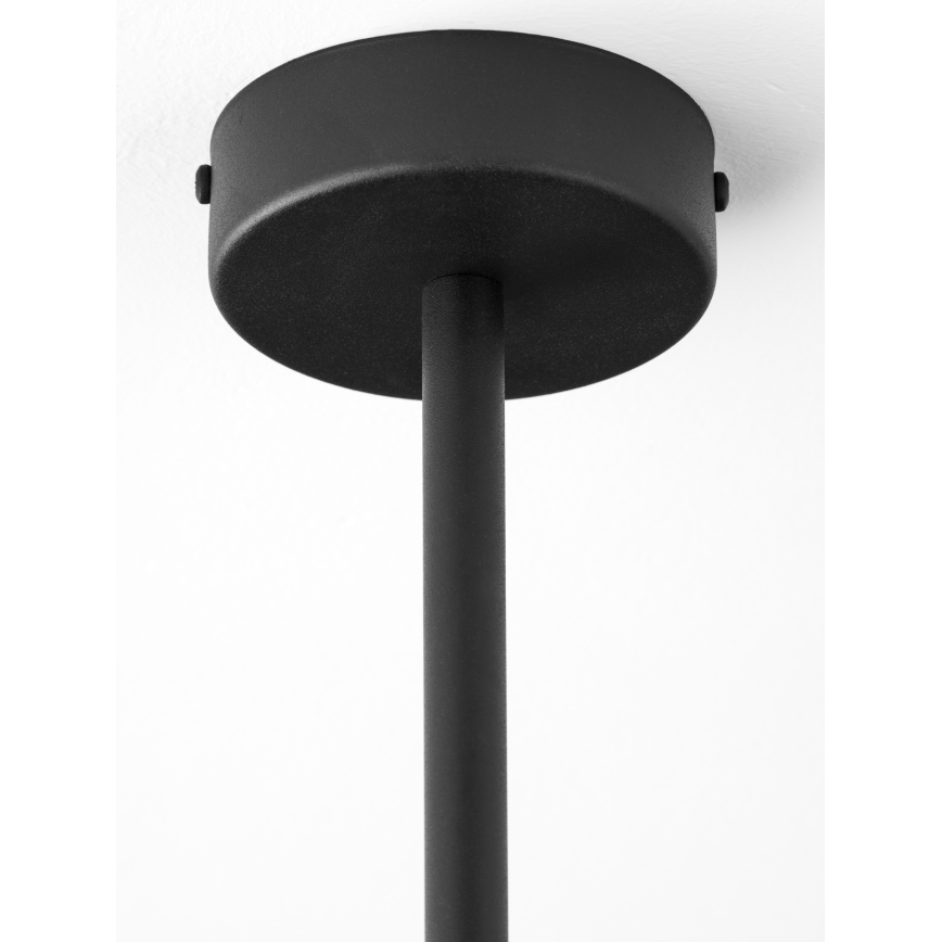 Jupiter 1997 - Lampadario a sospensione con supporto rigido MOKA 3xGU10/10W/230V + 3xG9/10W/230V nero/bianco