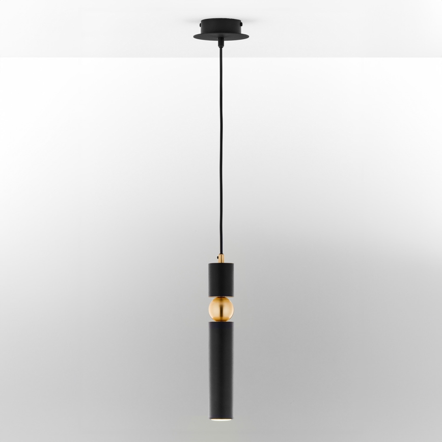 Jupiter 2003 - Lampadario a sospensione con filo ALAS 1xGU10/10W/230V nero/oro