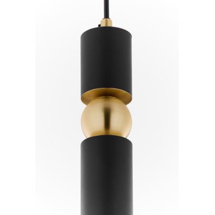 Jupiter 2003 - Lampadario a sospensione con filo ALAS 1xGU10/10W/230V nero/oro