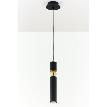 Jupiter 2003 - Lampadario a sospensione con filo ALAS 1xGU10/10W/230V nero/oro