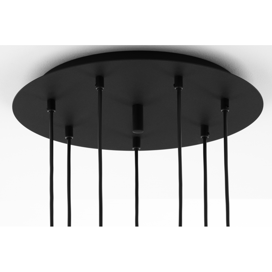 Jupiter 2015 - Lampadario a sospensione con filo ALAS 7xGU10/10W/230V nero/oro