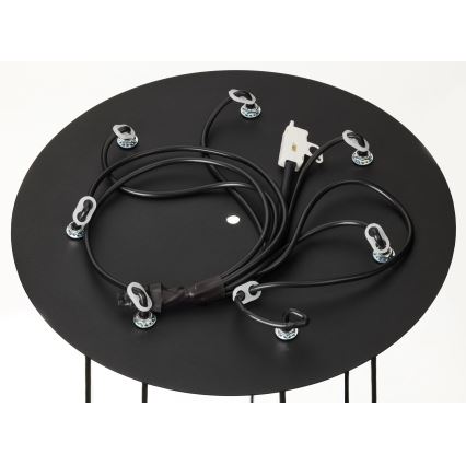 Jupiter 2015 - Lampadario a sospensione con filo ALAS 7xGU10/10W/230V nero/oro
