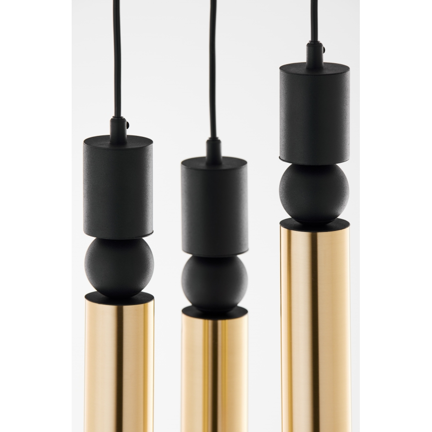 Jupiter 2016 - Lampadario a sospensione con filo ALAS 3xGU10/10W/230V oro/nero