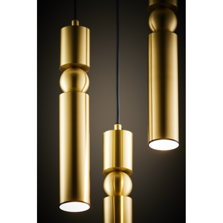Jupiter 2019 - Lampadario a sospensione con filo ALAS 3xGU10/10W/230V oro
