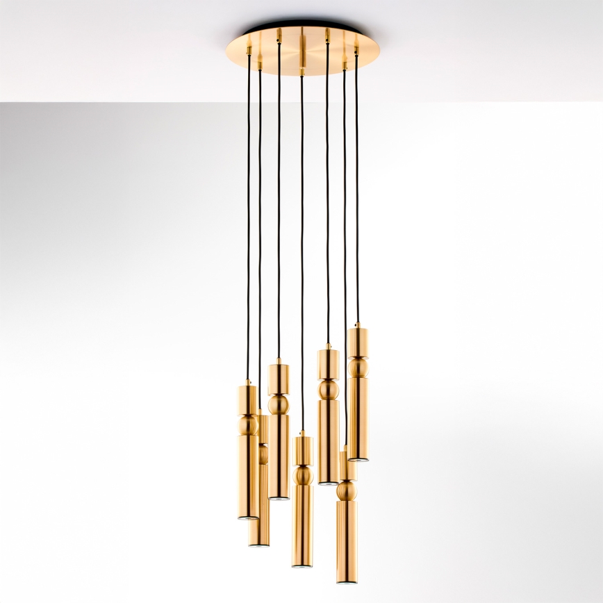Jupiter 2021 - Lampadario a sospensione con filo ALAS 7xGU10/10W/230V oro
