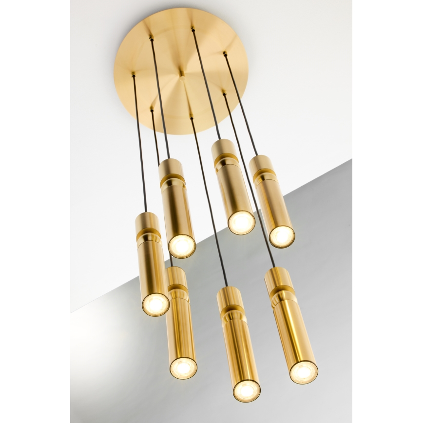 Jupiter 2021 - Lampadario a sospensione con filo ALAS 7xGU10/10W/230V oro