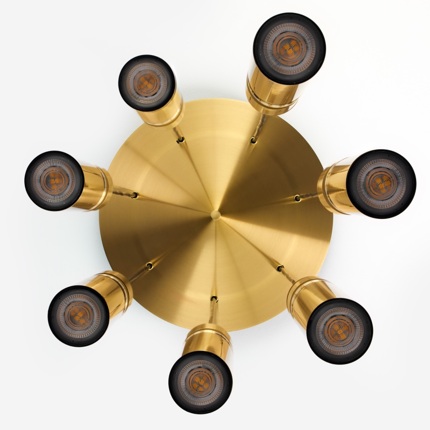 Jupiter 2021 - Lampadario a sospensione con filo ALAS 7xGU10/10W/230V oro