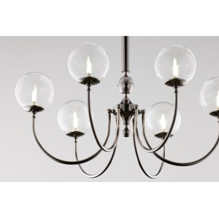Jupiter 2022 - Lampadario a sospensione con catena BRILLANTE 6xG9/10W/230V cromo lucido
