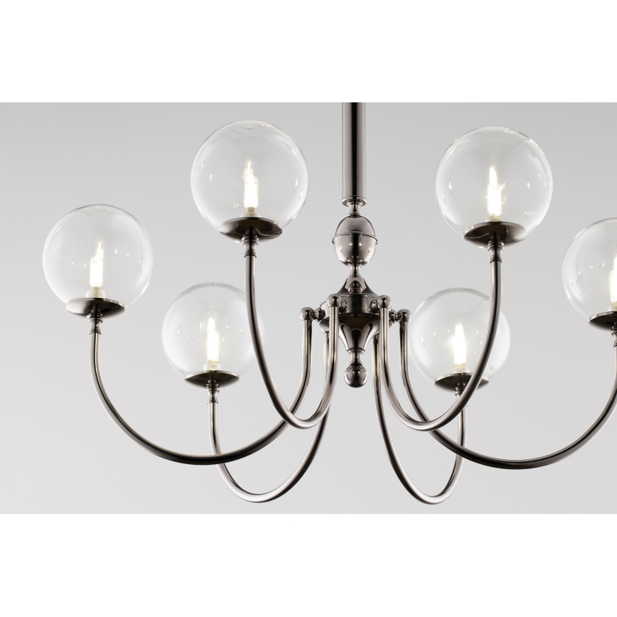 Jupiter 2022 - Lampadario a sospensione con catena BRILLANTE 6xG9/10W/230V cromo lucido