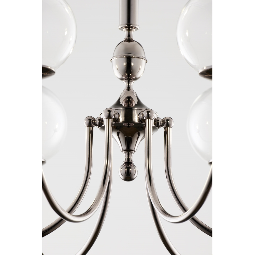 Jupiter 2022 - Lampadario a sospensione con catena BRILLANTE 6xG9/10W/230V cromo lucido