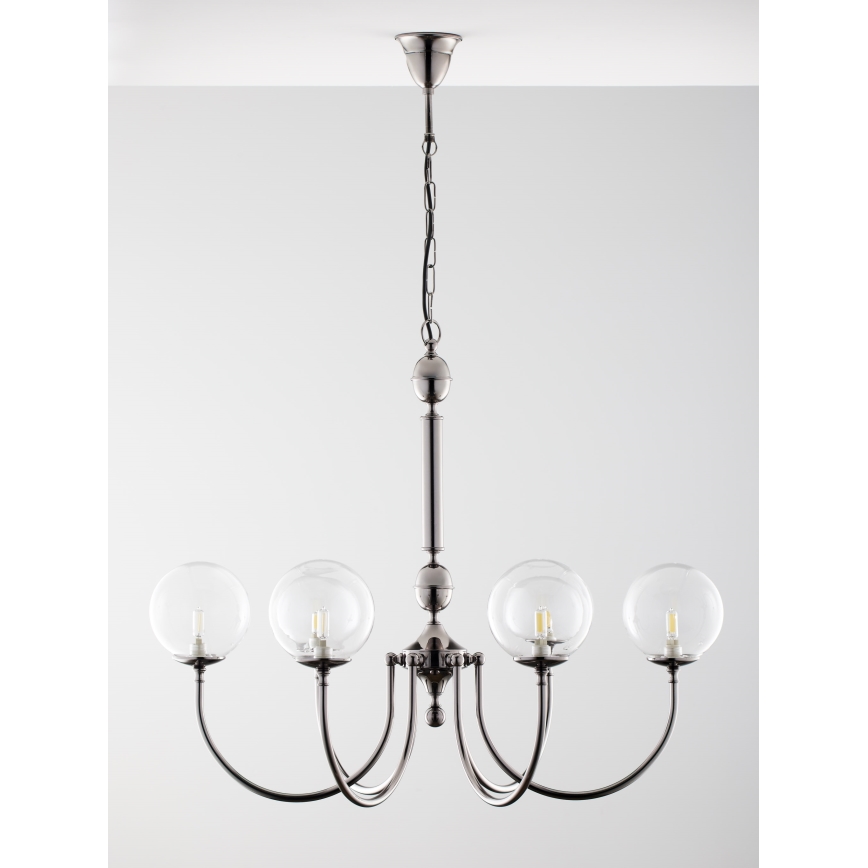 Jupiter 2022 - Lampadario a sospensione con catena BRILLANTE 6xG9/10W/230V cromo lucido