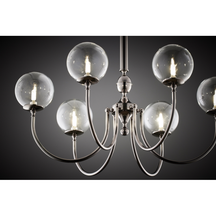 Jupiter 2022 - Lampadario a sospensione con catena BRILLANTE 6xG9/10W/230V cromo lucido