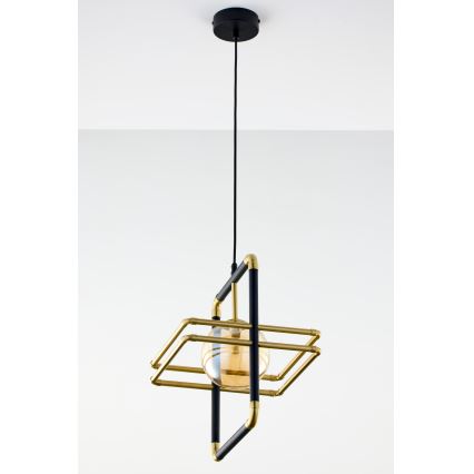 Jupiter 2025 - Lampadario a sospensione con filo FIORI 1xG9/10W/230V nero/oro/beige