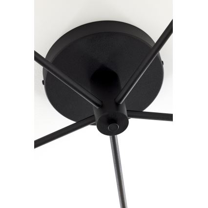 Jupiter 2048 - Lampadario a plafone PRATO 5xG9/14W/230V nero/grigio fumé