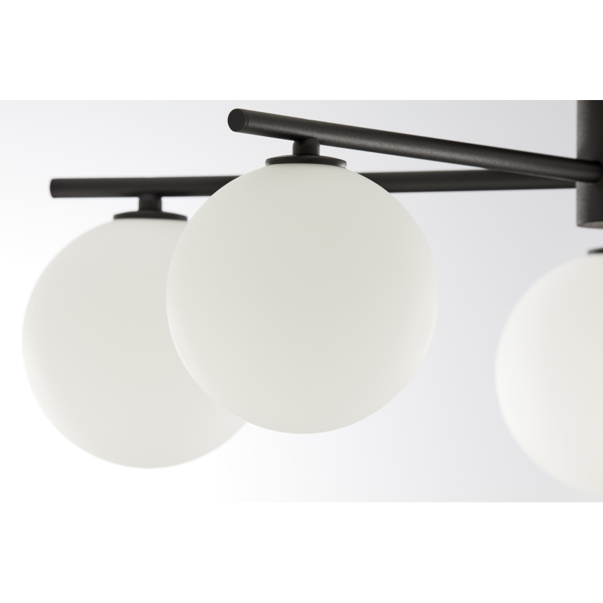 Jupiter 2049 - Lampadario a soffitto PRATO 5xG9/14W/230V nero/bianco