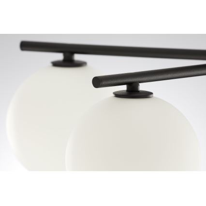 Jupiter 2049 - Lampadario a soffitto PRATO 5xG9/14W/230V nero/bianco