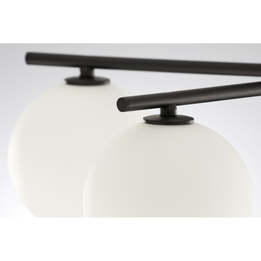 Jupiter 2049 - Lampadario a soffitto PRATO 5xG9/14W/230V nero/bianco