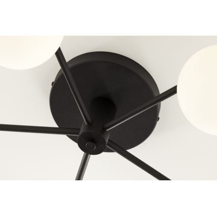 Jupiter 2049 - Lampadario a soffitto PRATO 5xG9/14W/230V nero/bianco