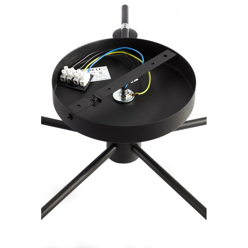 Jupiter 2049 - Lampadario a soffitto PRATO 5xG9/14W/230V nero/bianco