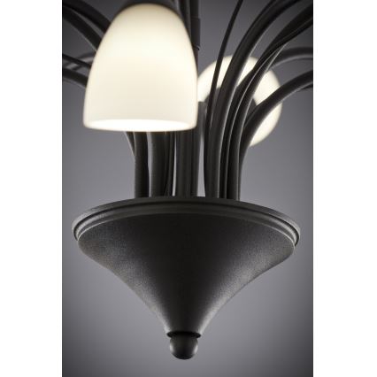 Jupiter 2056 - Lampadario a stelo GLORIOSA 10xG9/14W/230V nero