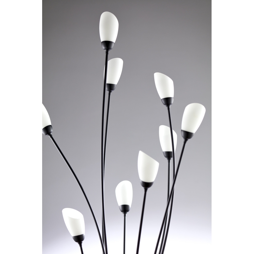 Jupiter 2058 - Lampada da terra GLORIOSA 9xG9/14W/230V nera