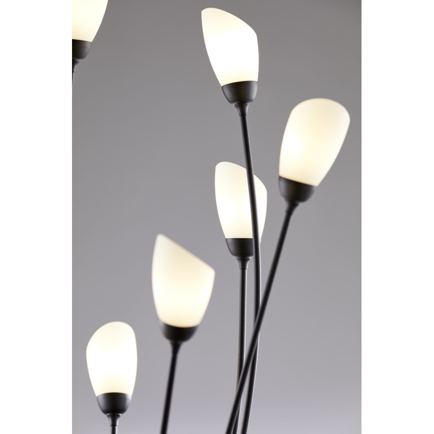 Jupiter 2058 - Lampada da terra GLORIOSA 9xG9/14W/230V nera