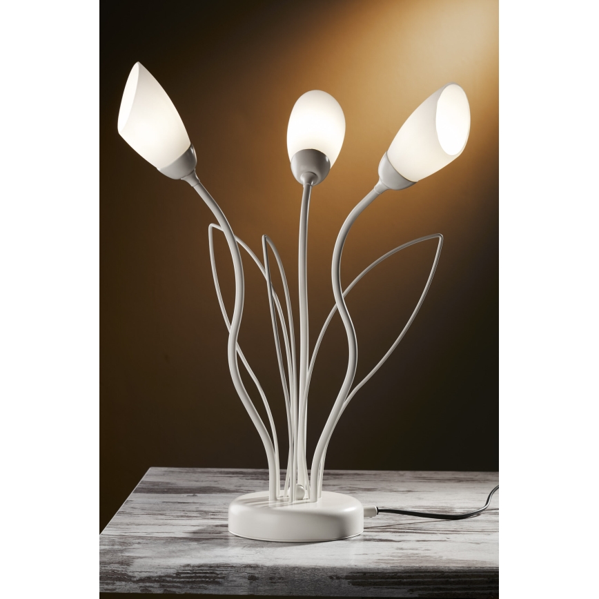 Jupiter 2060 - Lampada da tavolo GLORIOSA 3xG9/14W/230V crema