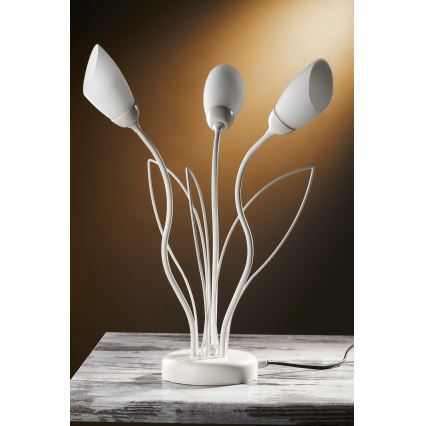 Jupiter 2060 - Lampada da tavolo GLORIOSA 3xG9/14W/230V crema