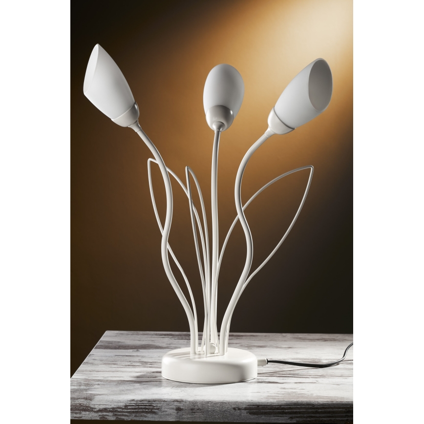 Jupiter 2060 - Lampada da tavolo GLORIOSA 3xG9/14W/230V crema