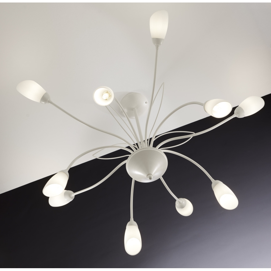 Jupiter 2061 - Lampadario su asta GLORIOSA 10xG9/14W/230V colore crema