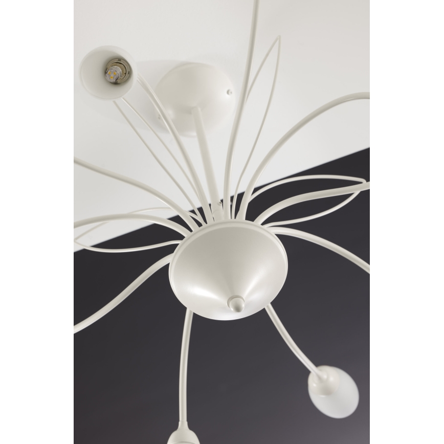 Jupiter 2061 - Lampadario su asta GLORIOSA 10xG9/14W/230V colore crema