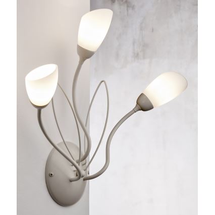 Jupiter 2064 - Applique da parete GLORIOSA 3xG9/14W/230V colore crema