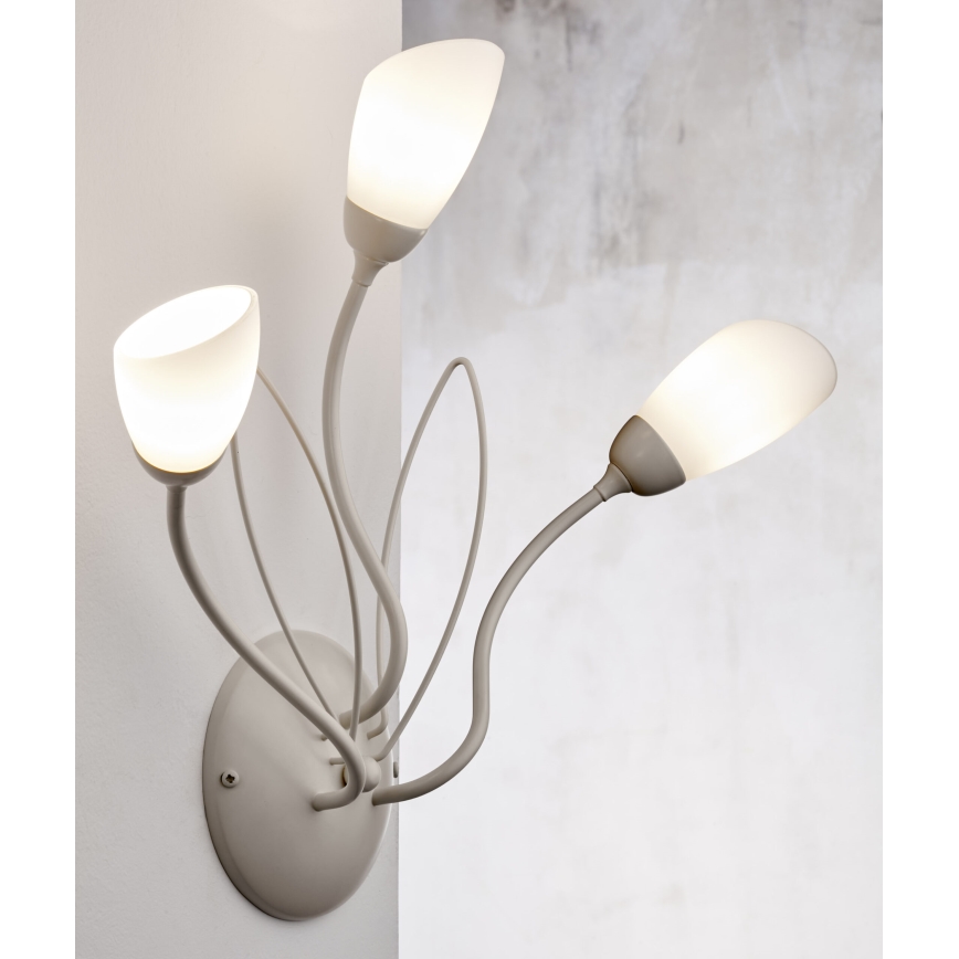 Jupiter 2064 - Applique da parete GLORIOSA 3xG9/14W/230V colore crema