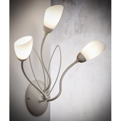 Jupiter 2064 - Applique da parete GLORIOSA 3xG9/14W/230V colore crema