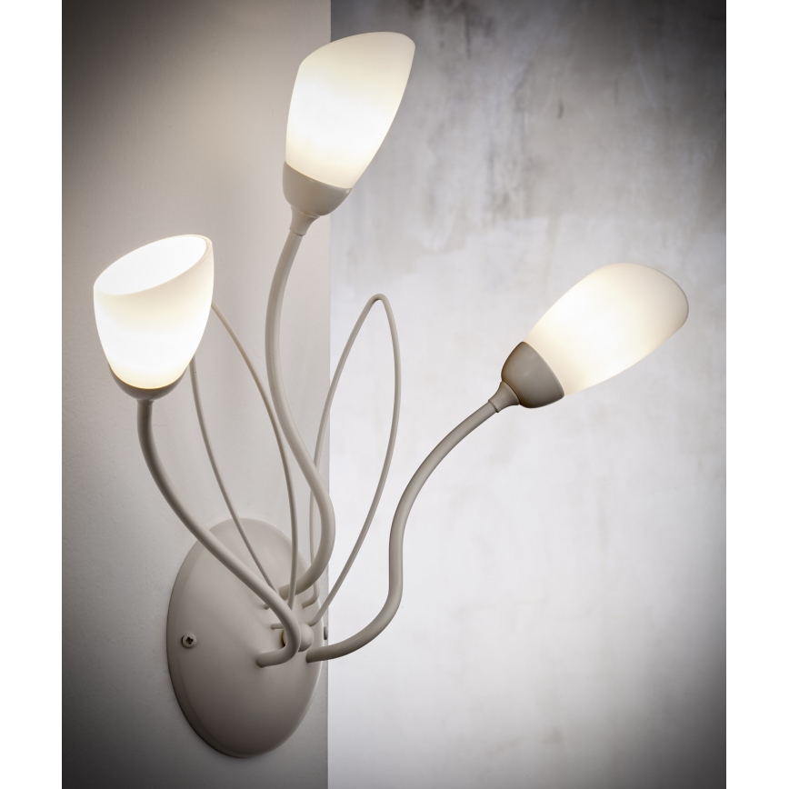 Jupiter 2064 - Applique da parete GLORIOSA 3xG9/14W/230V colore crema