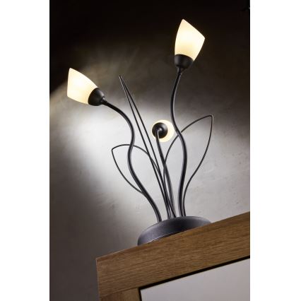 Jupiter 2065 - Lampada da tavolo GLORIOSA 3xG9/14W/230V nera