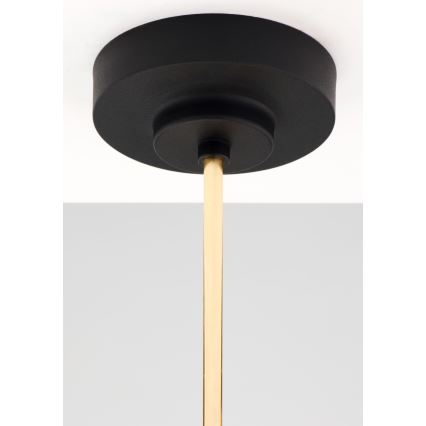 Jupiter 2089 - Lampadario a stelo RAMIREZ 6xE27/15W/230V oro/nero