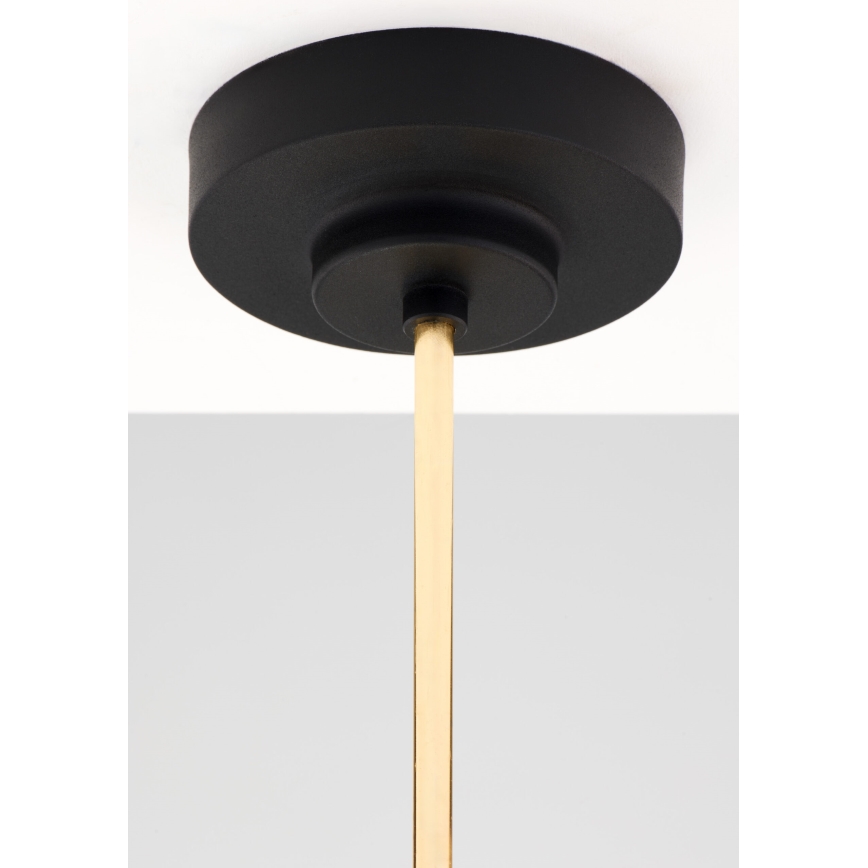 Jupiter 2089 - Lampadario a stelo RAMIREZ 6xE27/15W/230V oro/nero