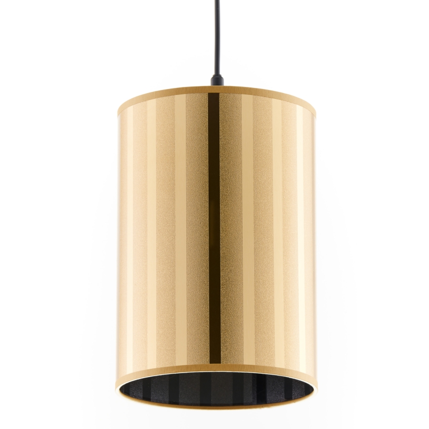 Jupiter 2090 - Lampadario sospeso a cavo CORTINA 1xE27/15W/230V oro/nero