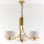 Jupiter 2096 - Lampadario a catena ARTHUR 3xE27/15W/230V bianco/oro/effetto marmo